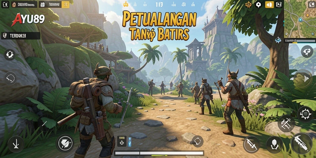 Gameplay AYU89 dalam dunia terbuka yang menakjubkan.