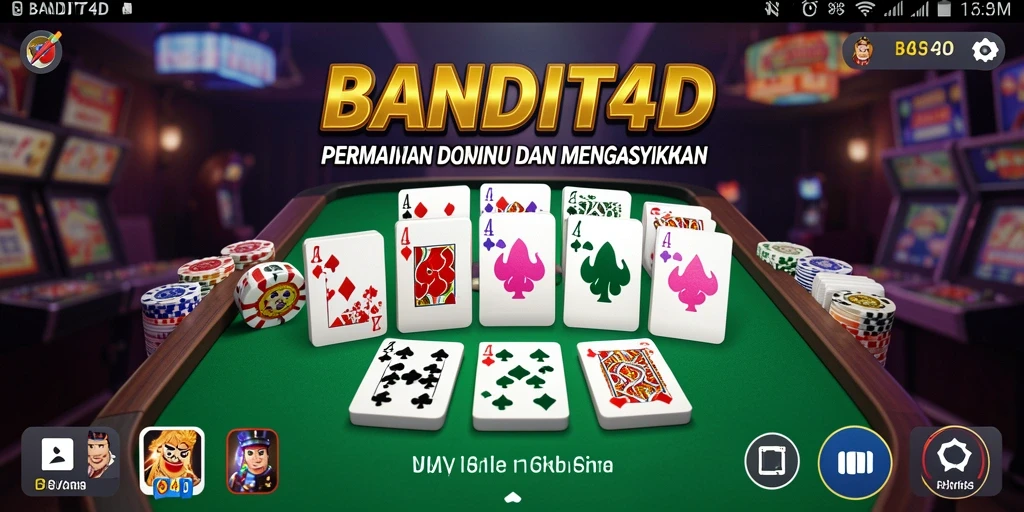 Tampilan gameplay BANDIT4D yang menyenangkan dan interaktif.