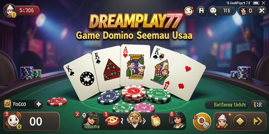 Gameplay Domino mendebarkan di DREAMPLAY77 yang penuh warna.