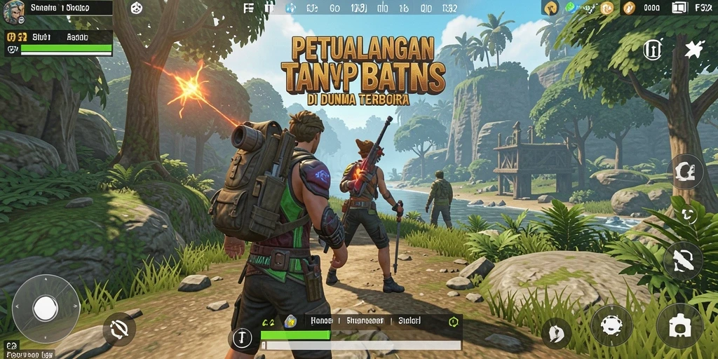 Menampilkan gameplay seru dan menakjubkan di dunia terbuka F32.