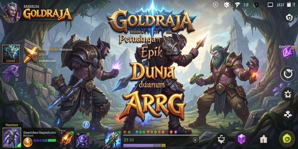 Gameplay menarik dengan petualangan seru di dunia GOLDRAJA.