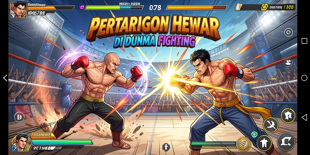 Tampilan gameplay ID6788 dengan aksi pertarungan yang mendebarkan.