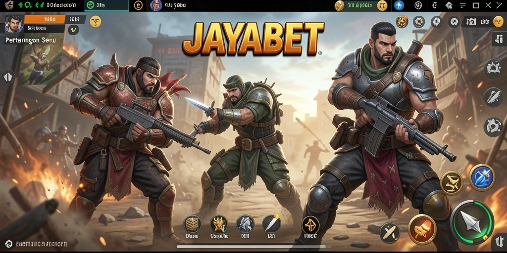Tangkapan layar gameplay JAYABET yang mendebarkan dalam pertempuran Battle Royale.
