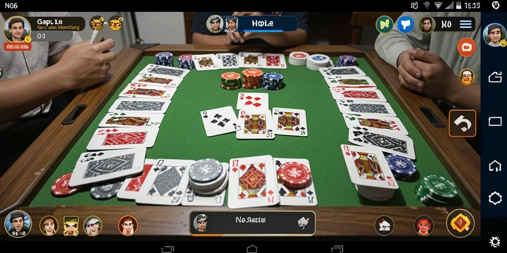 Gameplay seru Gaple di N06 dengan teman-teman.