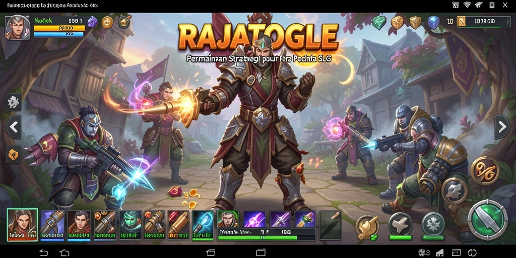 Tampilan gameplay strategis RAJATOGEL yang seru dan mengasyikkan.