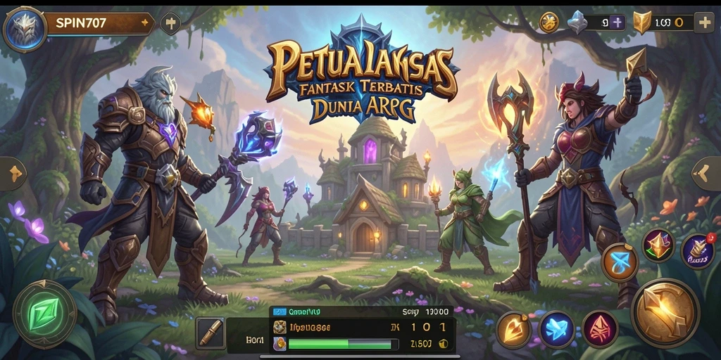 Tampilan gameplay SPIN707 yang seru dan penuh aksi di dunia ARPG.