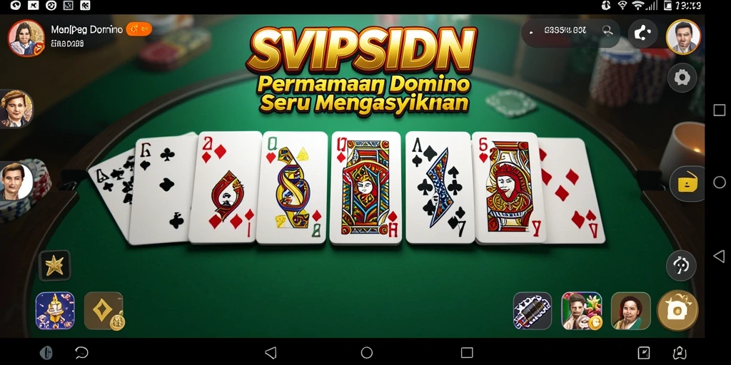 Tampilan menarik dari gameplay Domino di SVIPSIDN.