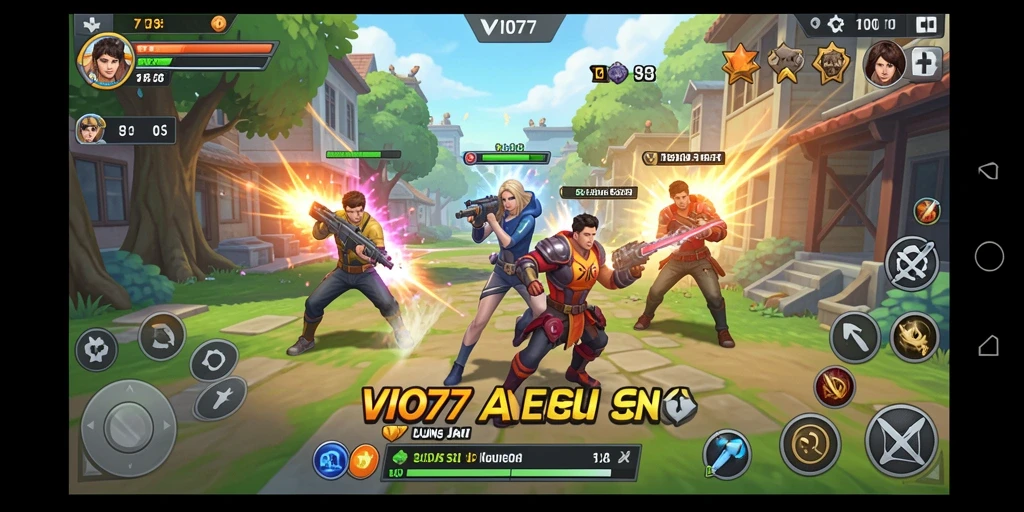Screenshot gameplay VIO77 menunjukkan aksi mendebarkan dalam pertempuran.